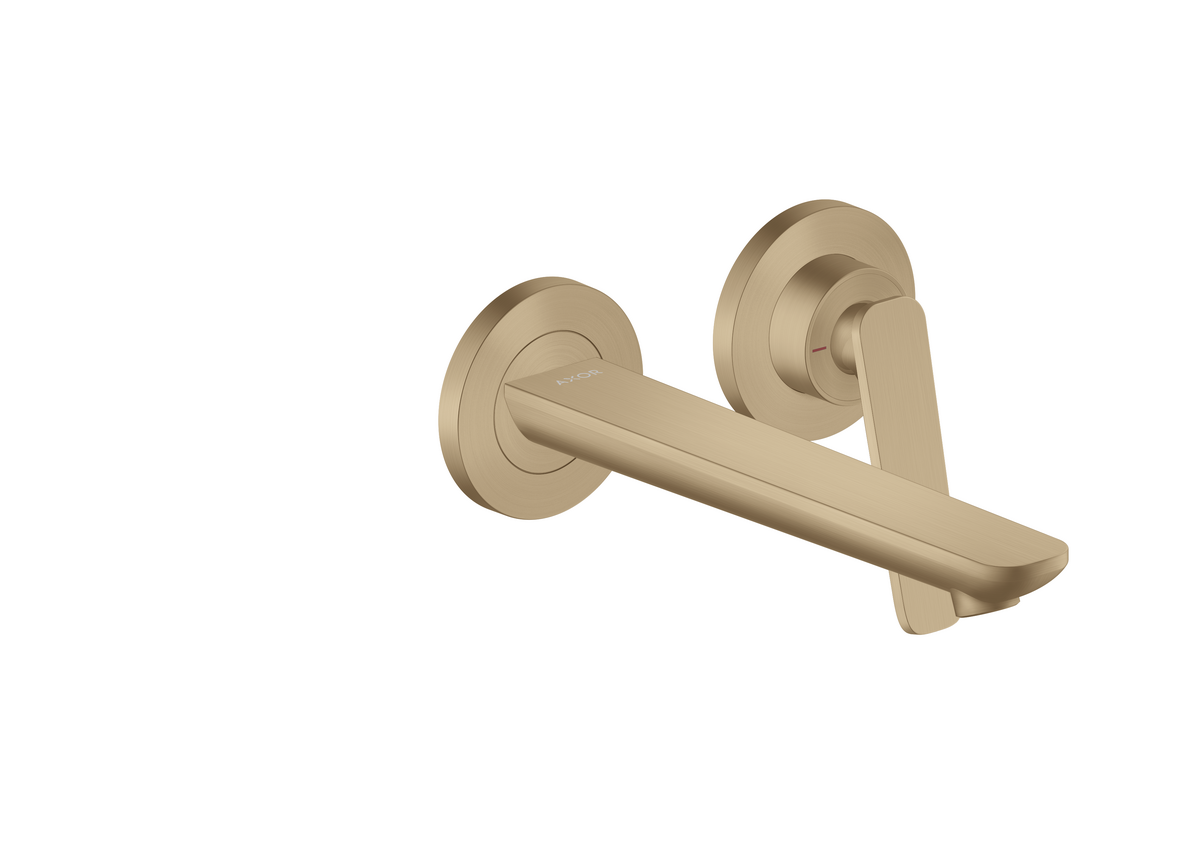 Axor Citterio C 1.2 GPM Single Handle Wall Mounted Brushed Bronze Faucet Trim Without Pop-Up Drain
