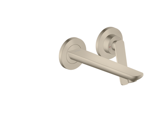 Axor Citterio C 1.2 GPM Single Handle Wall Mounted Brushed Nickel Faucet Trim Without Pop-Up Drain