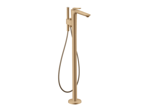 Axor Citterio C 1.75 GPM Brushed Bronze Freestanding Tub Filler Trim With Handshower