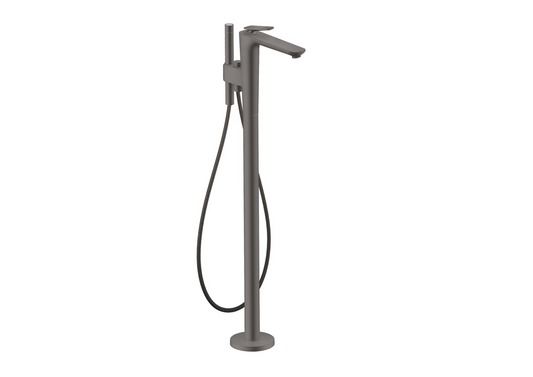 Axor Citterio C 1.75 GPM Brushed Black Chrome Freestanding Tub Filler Trim With Handshower