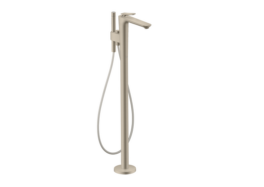 Axor Citterio C 1.75 GPM Brushed Nickel Freestanding Tub Filler Trim With Handshower
