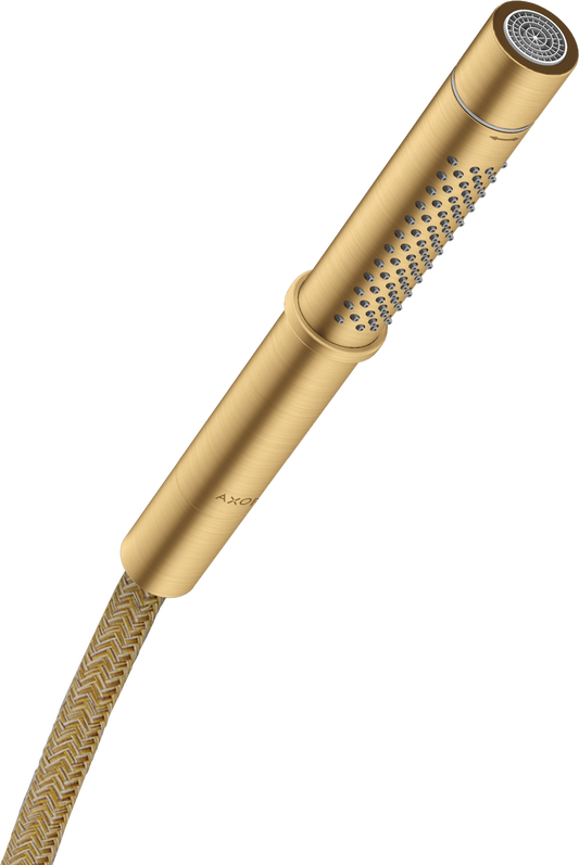 Axor Starck 1.75 GPM Brushed Gold Optic Baton Handshower