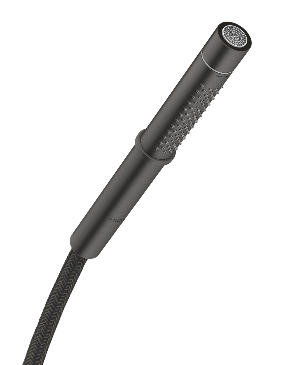 Axor Starck 1.75 GPM Brushed Black Chrome Baton Handshower