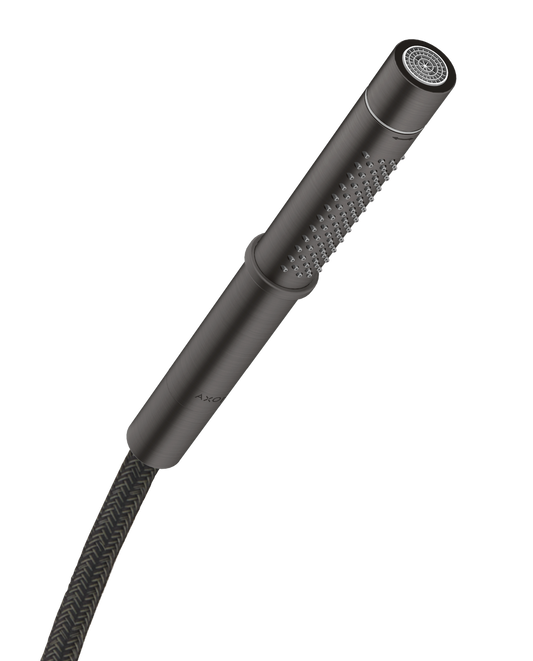 Axor Starck 1.75 GPM Brushed Black Chrome Baton Handshower