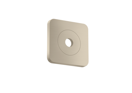 Axor Citterio C 5" x 5" SoftSquare Brushed Nickel Wall Plate