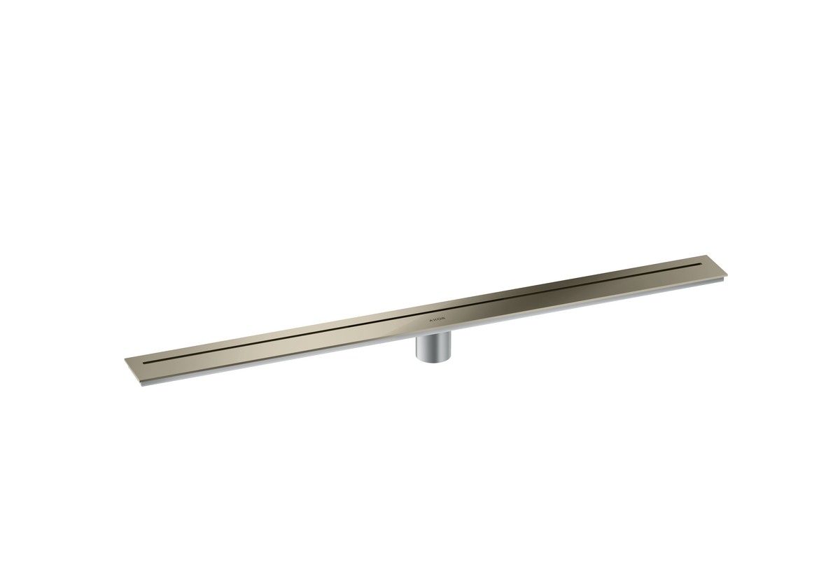 Axor 36" Stainless Steel Floor Installation Polished Nickel Drain