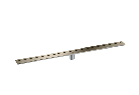 Axor 39" Stainless Steel Floor Installation Polished Nickel Drain