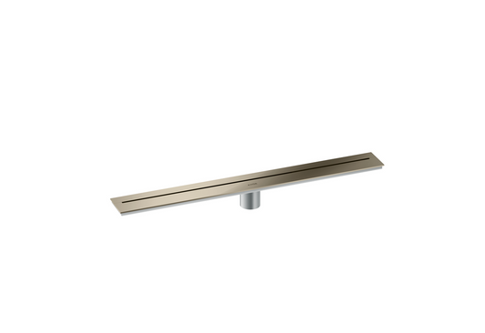 Axor 27" Stainless Steel Wall Installation Polished Nickel Drain