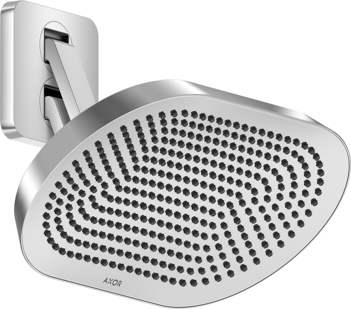 Axor ShowerSphere 1.75 GPM 370 2-Jet Chrome Showerhead With Adjustable Showerarm