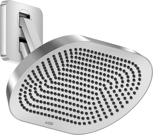 Axor ShowerSphere 1.75 GPM 370 2-Jet Chrome Showerhead With Adjustable Showerarm