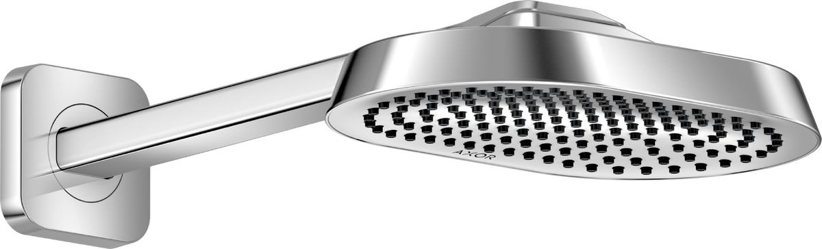Axor ShowerSphere 1.5 GPM 250 1-Jet Chrome Showerhead With Shower Arm