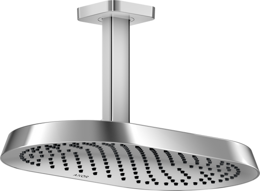 Axor ShowerSphere 2.5 GPM 370 1-Jet Ceiling Connection Chrome Showerhead