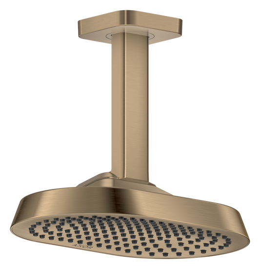 Axor ShowerSphere 1.5 GPM 250 1-Jet Ceiling Connection Brushed Bronze Showerhead