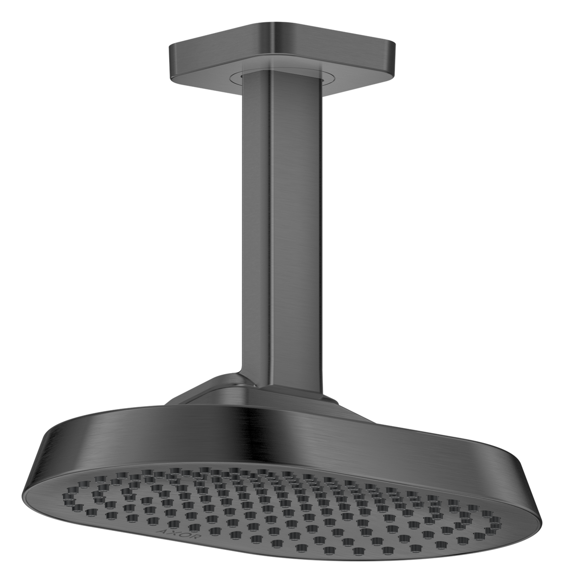 Axor ShowerSphere 1.5 GPM 250 1-Jet Ceiling Connection Brushed Black Chrome Showerhead