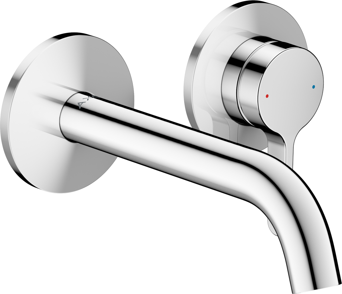 Axor One 1.2 GPM 160 Single Lever Handle Chrome Wall Mounted Faucet