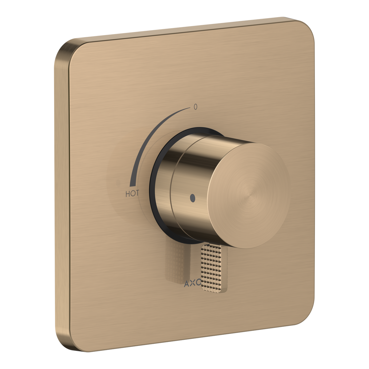 Axor Citterio C Cubic Cut Brushed Bronze Pressure Balance Trim