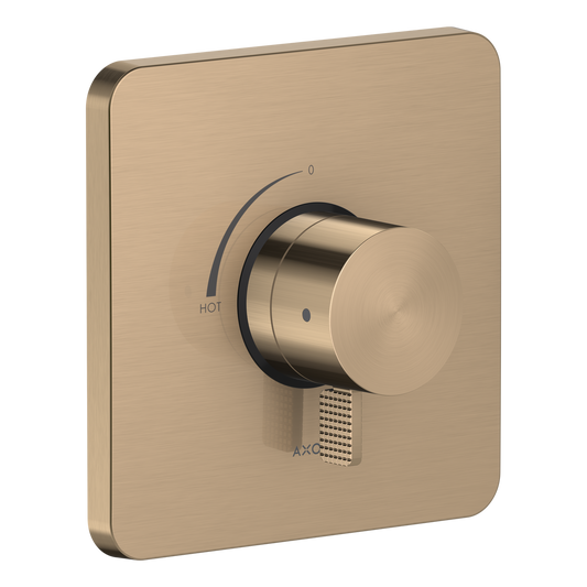 Axor Citterio C Cubic Cut Brushed Bronze Pressure Balance Trim