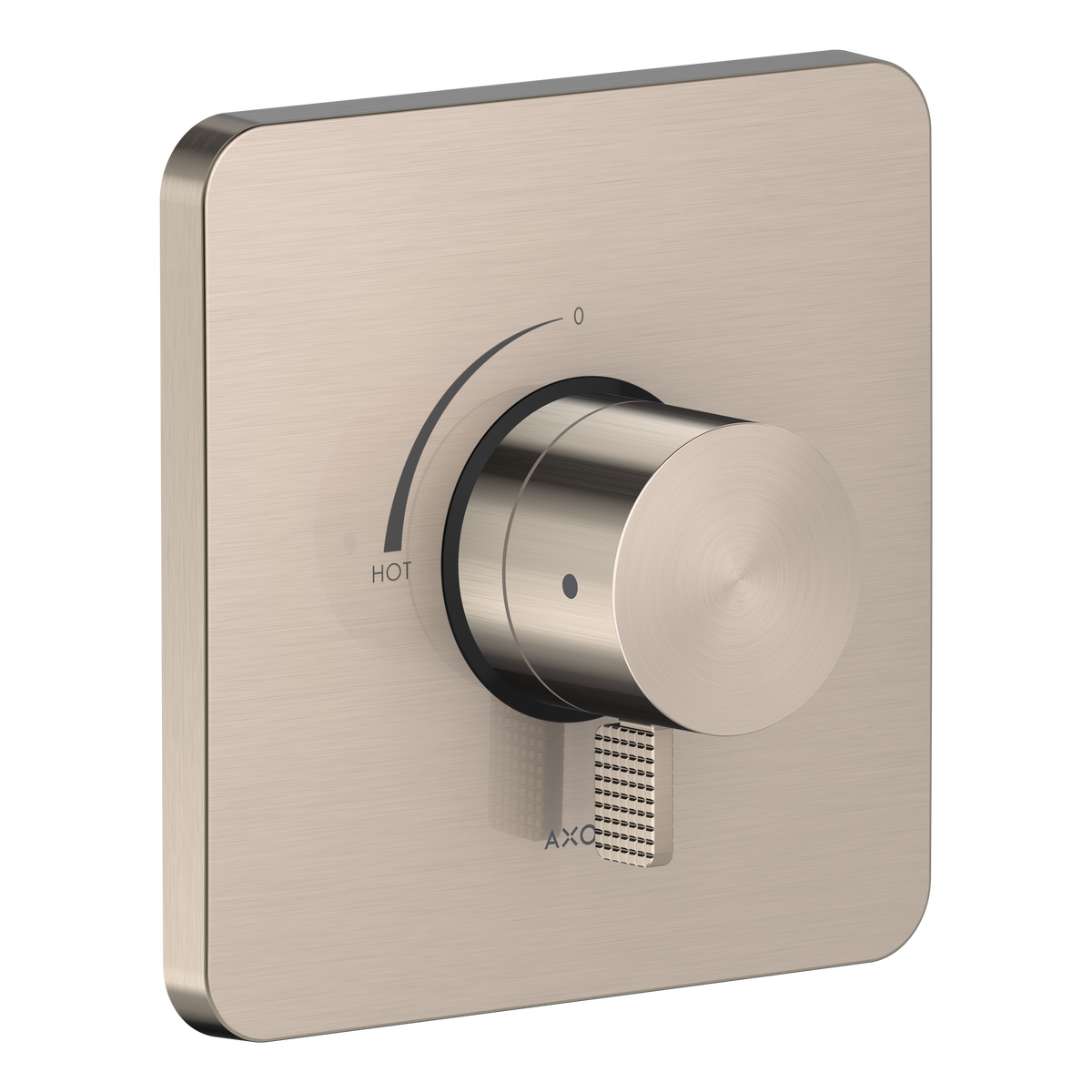 Axor Citterio C Cubic Cut Brushed Nickel Pressure Balance Trim
