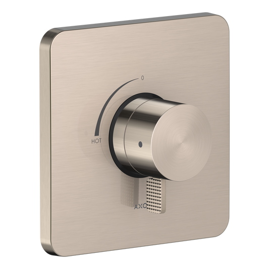 Axor Citterio C Cubic Cut Brushed Nickel Pressure Balance Trim