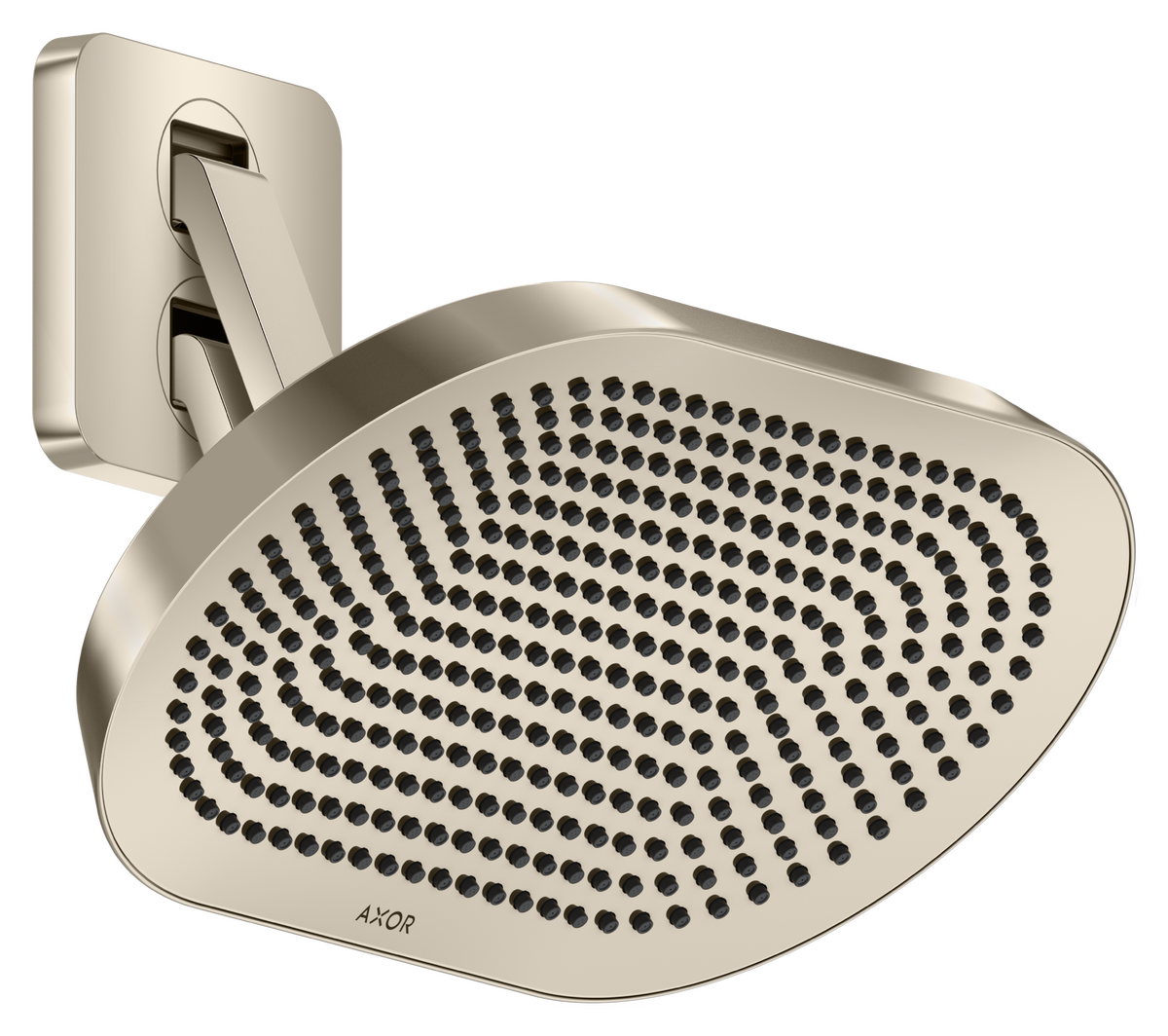 Axor ShowerSphere 1.75 GPM 370 2-Jet Polished Nickel Showerhead With Adjustable Showerarm