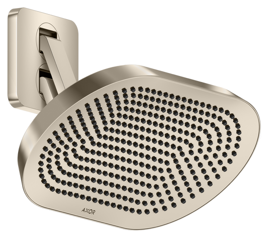 Axor ShowerSphere 1.75 GPM 370 2-Jet Polished Nickel Showerhead With Adjustable Showerarm