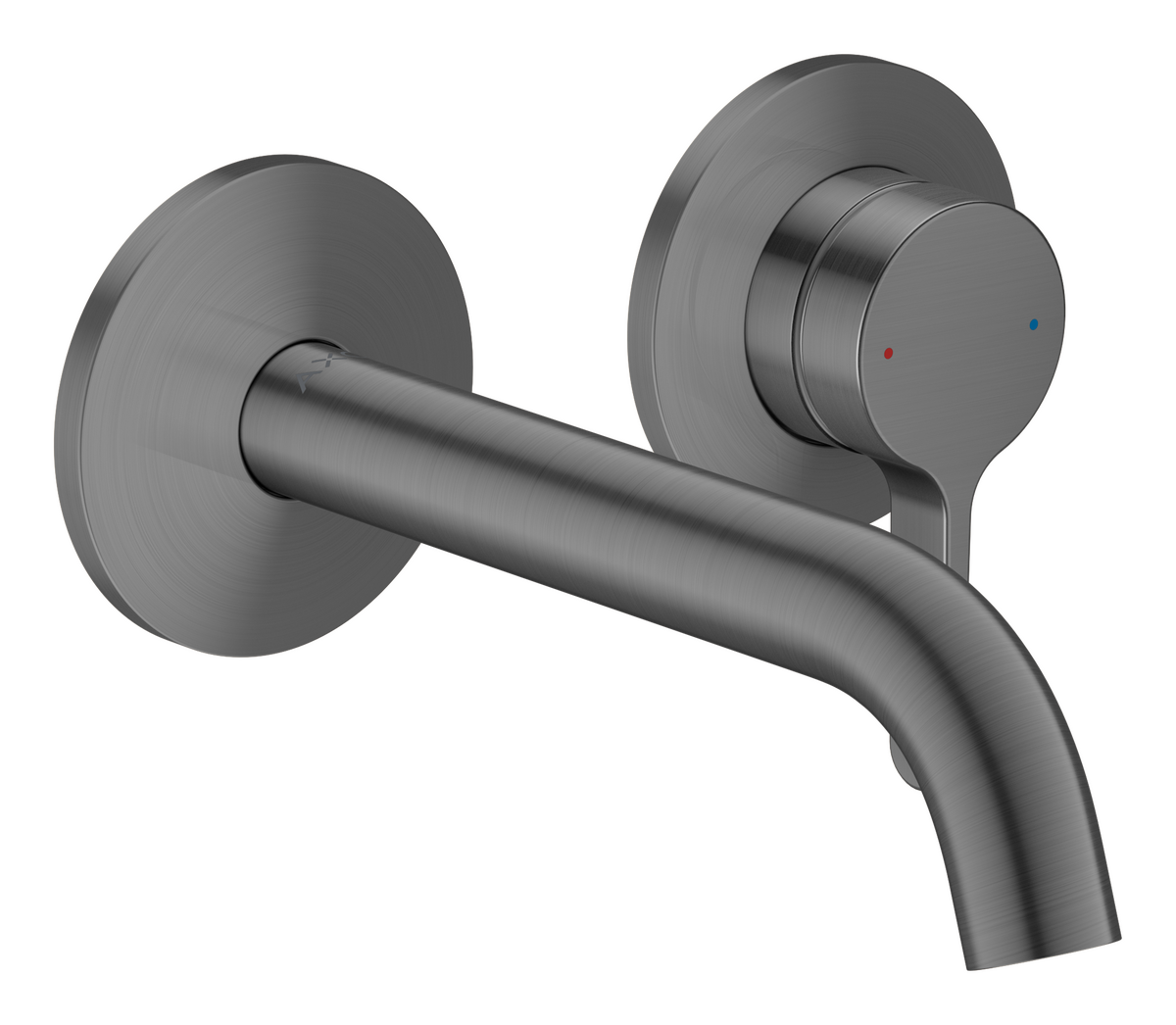 Axor One 1.2 GPM 160 Single Lever Handle Brushed Black Chrome Wall Mounted Faucet
