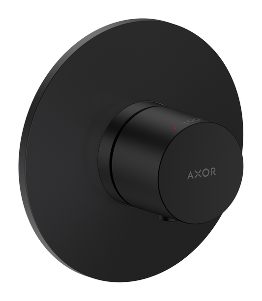 Axor One Matte Black Thermostatic Trim