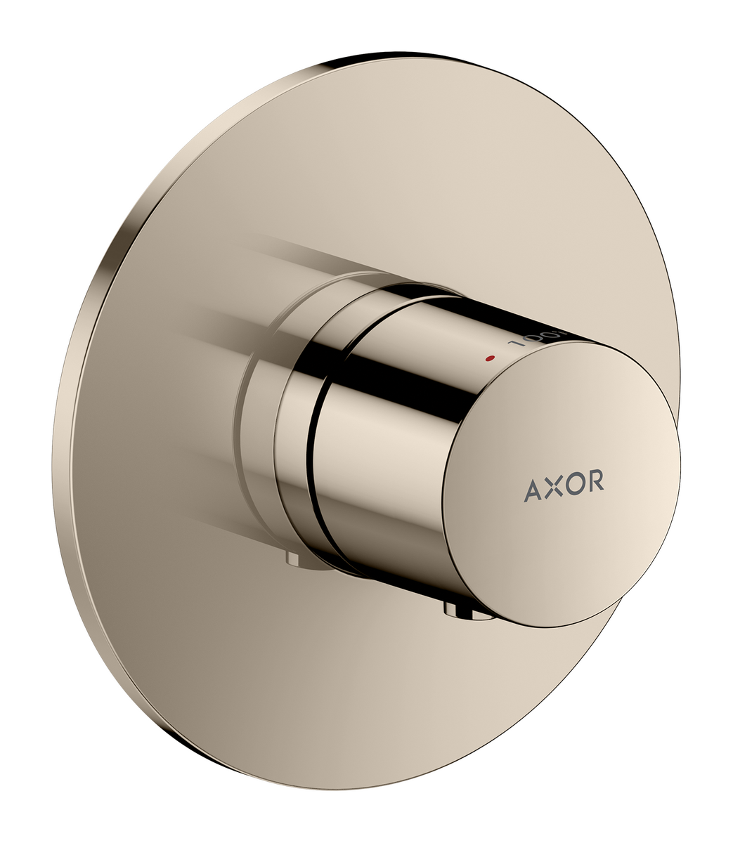 Axor One Polished Nickel Thermostatic Trim