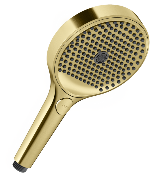 Axor ShowerSolutions 1.5 GPM 130 3-Jet Brushed Brass Handshower
