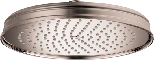 Axor Montreux 10" 2.5 GPM 240 1-Jet Brushed Nickel Showerhead