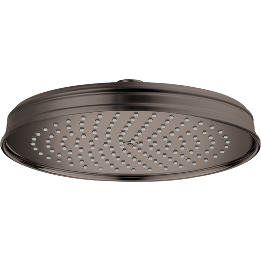 Axor Montreux 7” 2.5 GPM 180 1-Jet Brushed Black Chrome Showerhead
