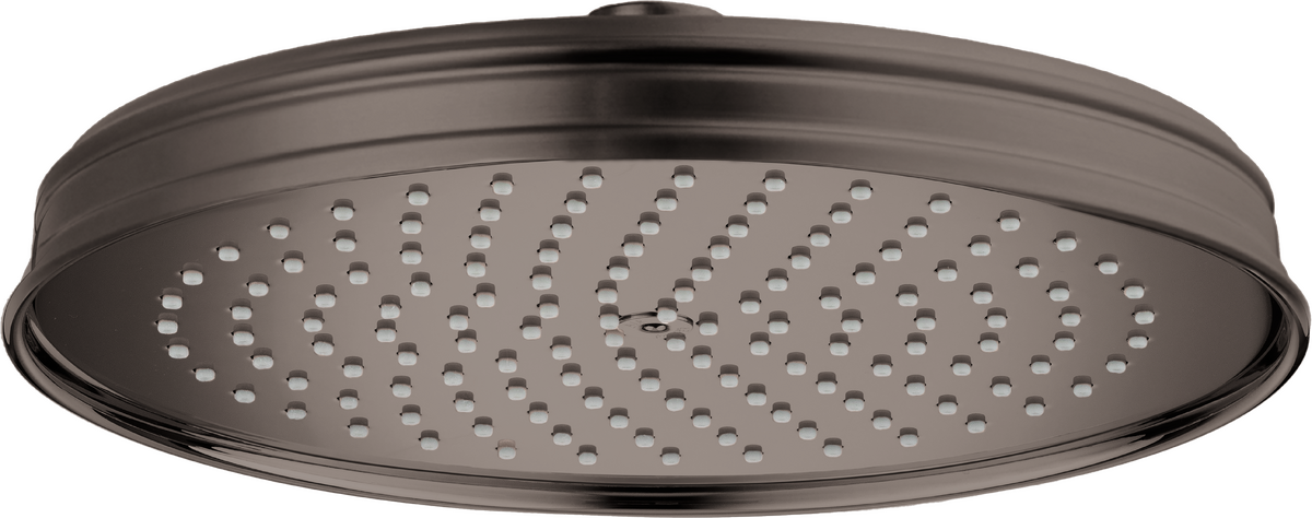 Axor Montreux 10" 2.5 GPM 240 1-Jet Brushed Black Chrome Showerhead