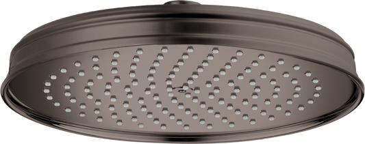 Axor Montreux 10" 2.5 GPM 240 1-Jet Brushed Black Chrome Showerhead