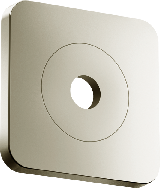 Axor Citterio C 5" x 5" SoftSquare Polished Nickel Wall Plate