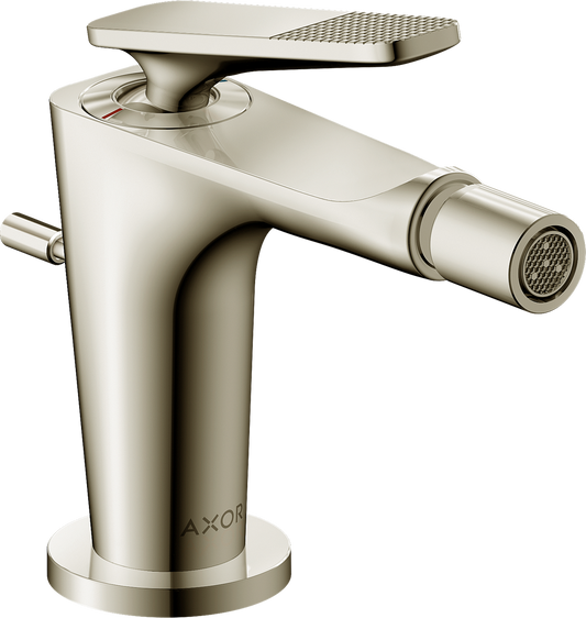 Axor Citterio C 1.5 GPM Single Handle Cubic Cut Polished Nickel Bidet Faucet