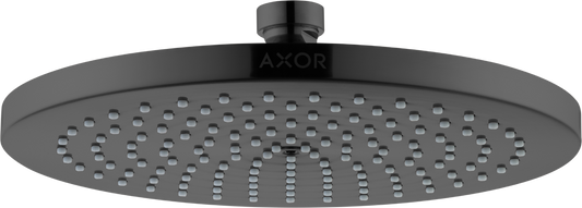 Axor Starck 1.75 GPM 240 1-Jet Polished Black Chrome Rain Showerhead