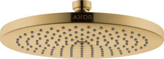 Axor Starck 1.75 GPM 240 1-Jet Polished Gold Optic Showerhead