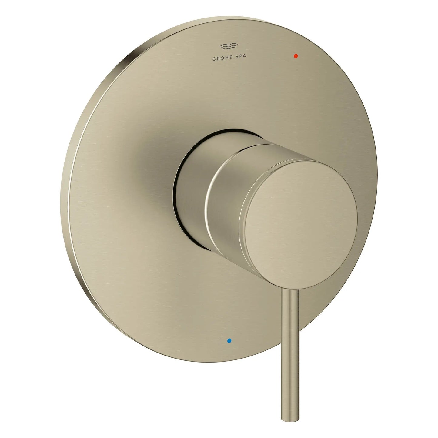 Grohe Atrio Metal Handle and Trim Plate Brushed Nickel Infinity Pressure Balance Valve Trim With Cartridge