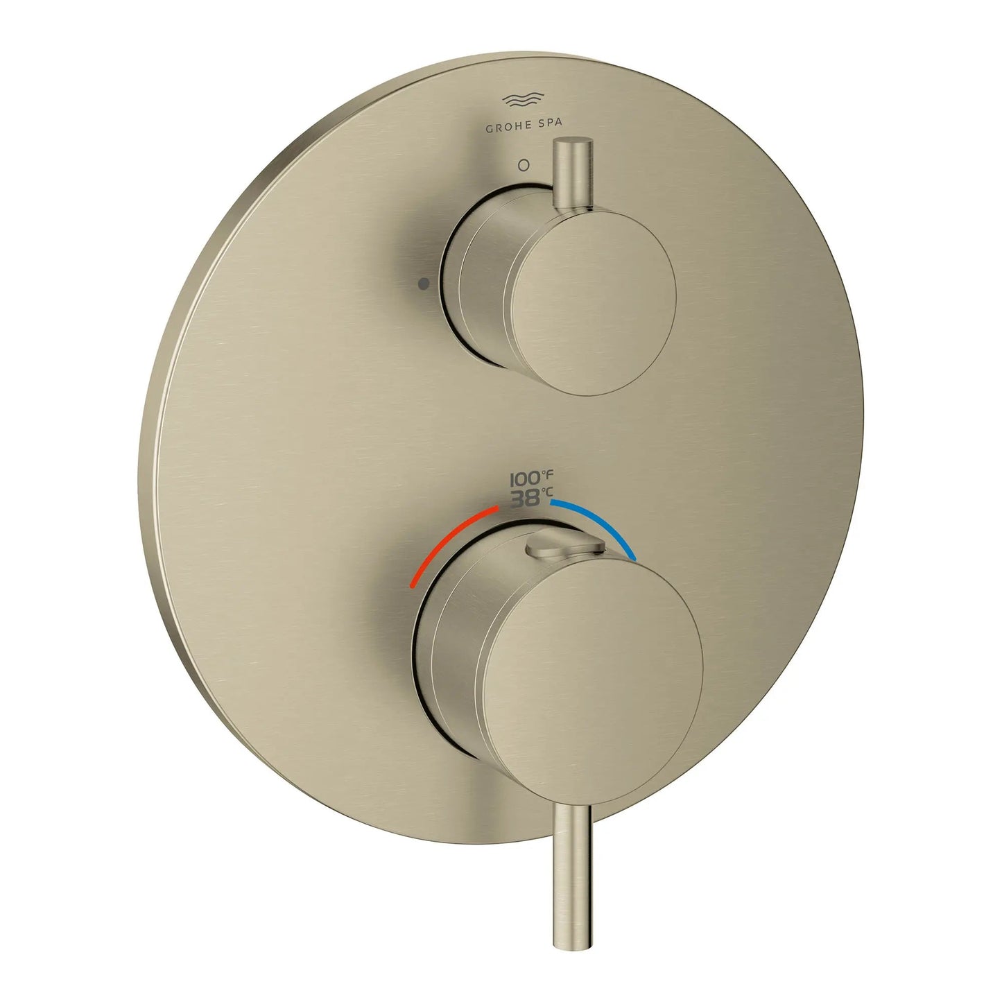 Grohe Atrio Dual Function 2-Handle Brushed Nickel Infinity Thermostatic Valve Trim