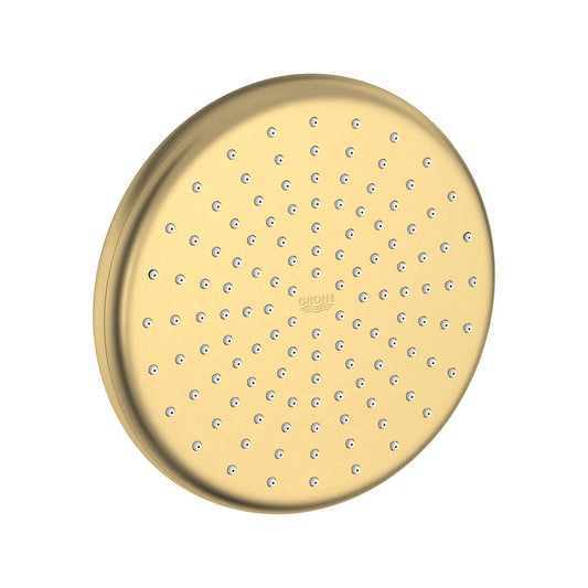 Grohe Tempesta® 8" Single Spray 1.75 GPM Brushed Cool Sunrise 210 Shower Head