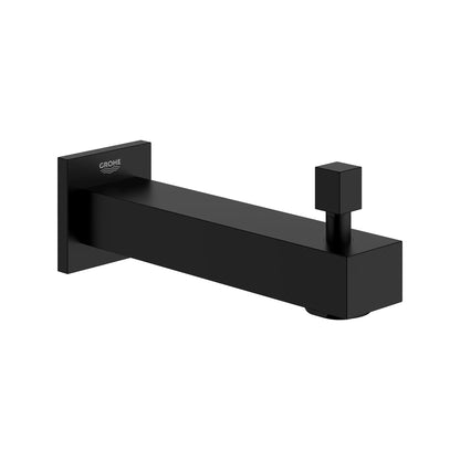 Grohe Eurocube Metal Construction Matte Black Diverter Tub Spout