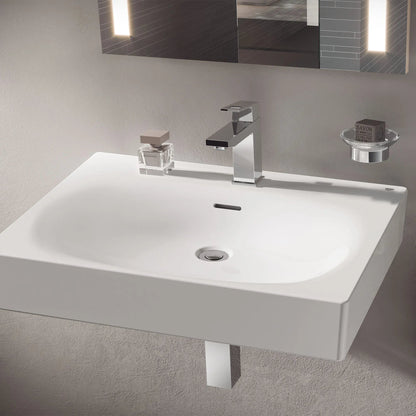 Grohe Eurocube® 24" 1-Hole Wall Mount Alpine White Bathroom Sink