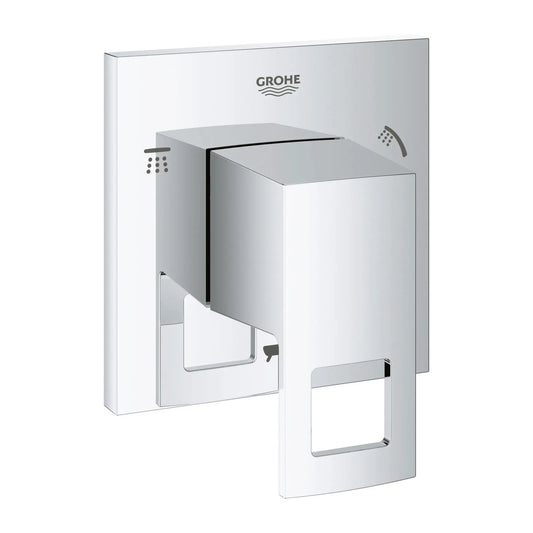 Grohe Eurocube® 3-Way Metal Lever Handle StarLight Chrome Diverter Trim