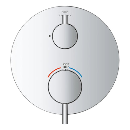 Grohe Atrio New Single Function 2-Handle Thermostatic StarLight Chrome Valve Trim