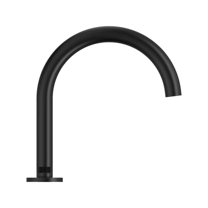 Grohe Atrio 3-Hole 2-Handle Matte Black Deck Mount Roman Tub Faucet Without Handles