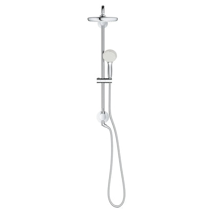 Grohe Tempesta 1.75 GPM Single Spray Shower Head 2-Spray Hand Shower StarLight Chrome 210 Shower System