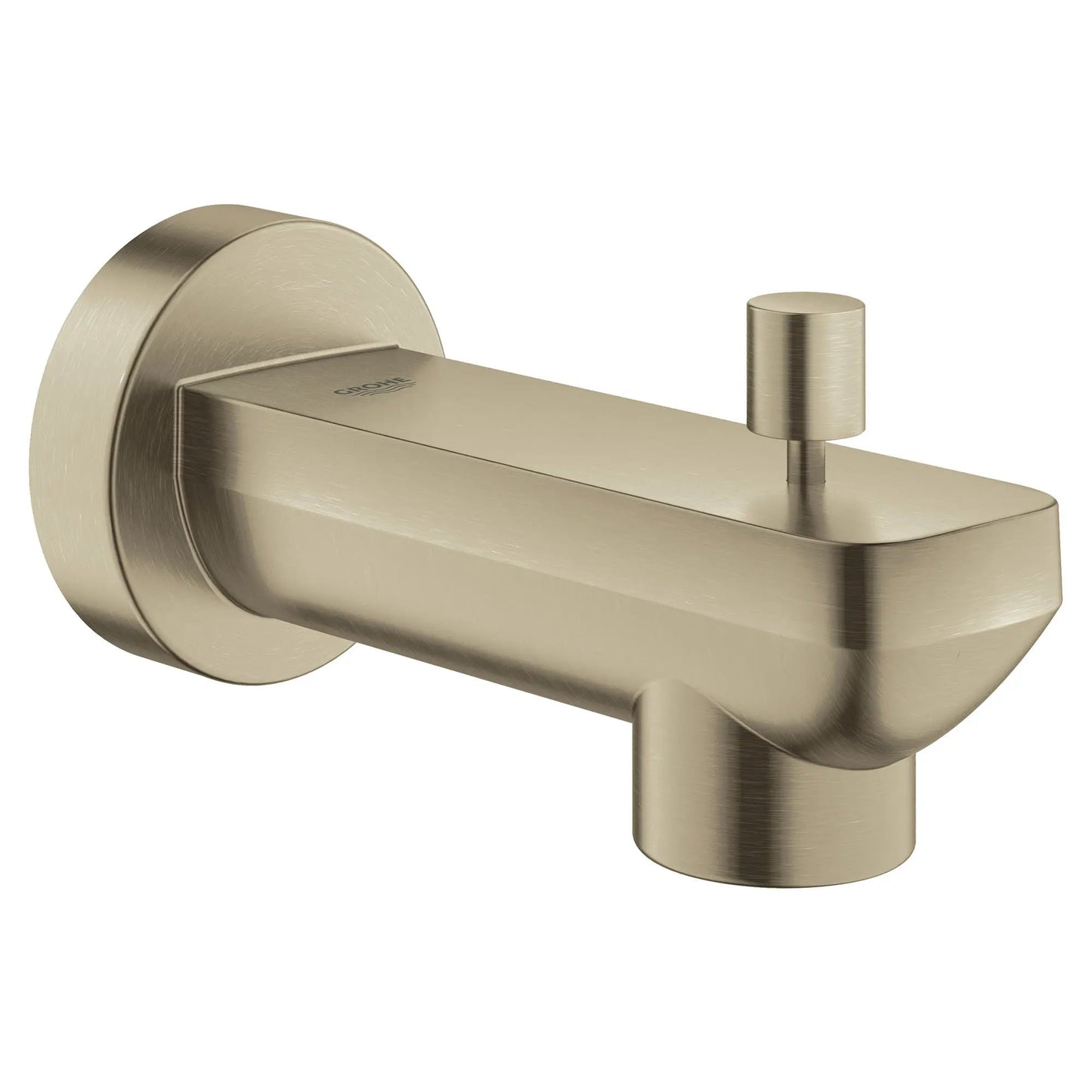 Grohe Lineare Metal Construction Brushed Nickel Infinity Wall Mount Diverter Tub Spout
