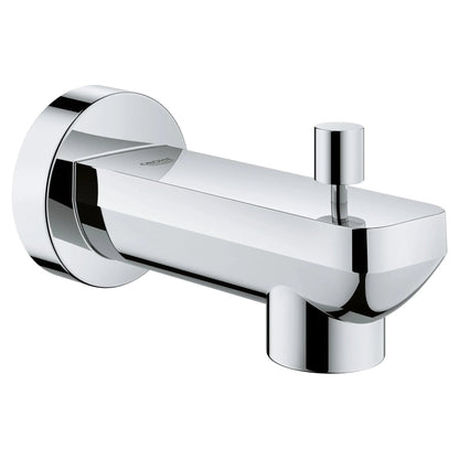 Grohe Lineare Metal Construction StarLight Chrome Wall Mount Diverter Tub Spout