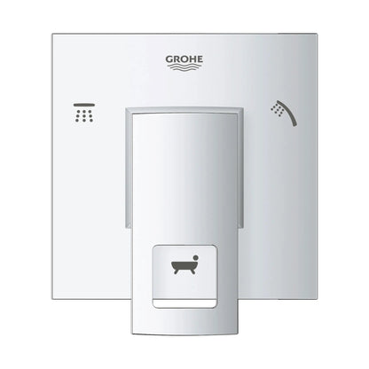 Grohe Eurocube® 3-Way Metal Lever Handle StarLight Chrome Diverter Trim