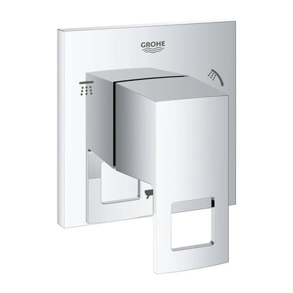 Grohe Eurocube® 3-Way Metal Lever Handle StarLight Chrome Diverter Trim